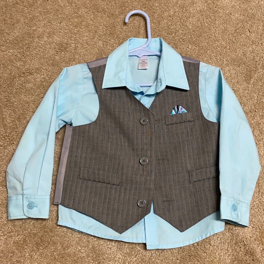 Toddler Dress Shirt & Vest